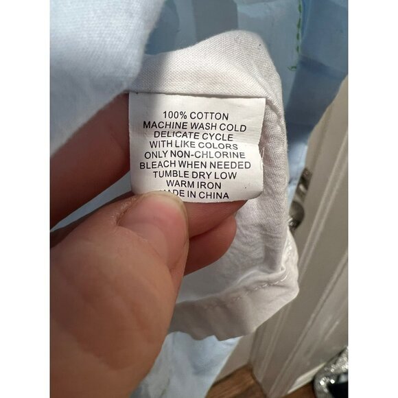 The Oaks Apparel | Blue Floral Girls Dress Sz 5 - Picture 4 of 4